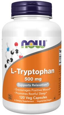 L-Tryptophan 500 mg Veg Capsules 120 count